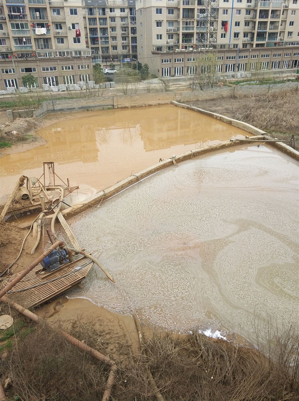 海盐沉淀池淤泥清理-厂区废水池淤泥清淤